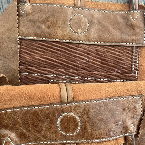 Banana Republic Lambskin Leather Tote in Brown - Picture 4 of 9